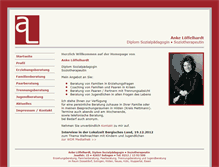 Tablet Screenshot of anke-loeffelhardt.de